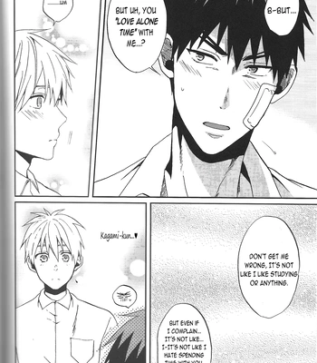 [Uncomura/ Unkopu, YS (Satou), NB (Kon)] Are You Really Kagami-kun – Kuroko no Basket dj [Eng] – Gay Manga sex 30