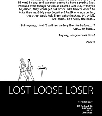 [Cinnamon (Macho)] Lost Loose Loser – Haikyuu!! dj [kr] – Gay Manga sex 29