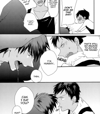 [Lisky Girl] Kuroko no Basuke dj – I Love How You Eat So Much [Eng] – Gay Manga sex 14