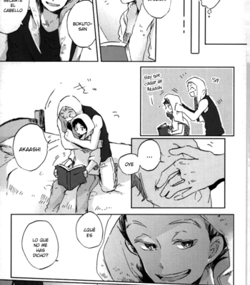 [Sakamoto] Nakimushi Shounen to Seinen Shoukou Extra – Haikyuu!! dj [Esp] – Gay Manga sex 16