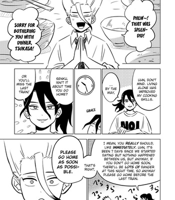 Gay Manga - [mauntenniku524] Absolutely Want To Cross The Line VS Absolutely Want To Catch The Last Train – Dr. Stone dj [Eng] – Gay Manga