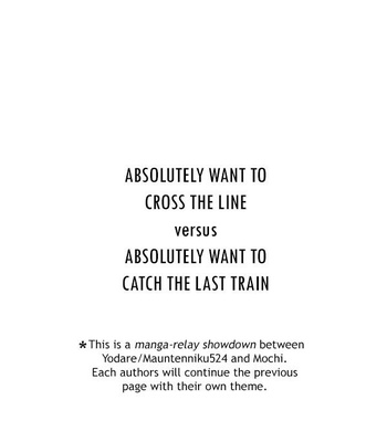 [mauntenniku524] Absolutely Want To Cross The Line VS Absolutely Want To Catch The Last Train – Dr. Stone dj [Eng] – Gay Manga sex 3