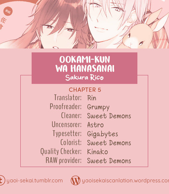 [SAKURA Rico] Ookami-kun wa hanasanai (update c.5) [Eng] – Gay Manga sex 181