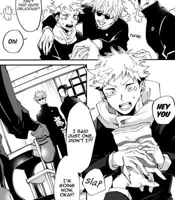 [Akashingou tenmetsuchuu/ Chima] Baby, Ore wo Shikatte Kure! – Jujutsu Kaisen dj [Eng] – Gay Manga sex 6