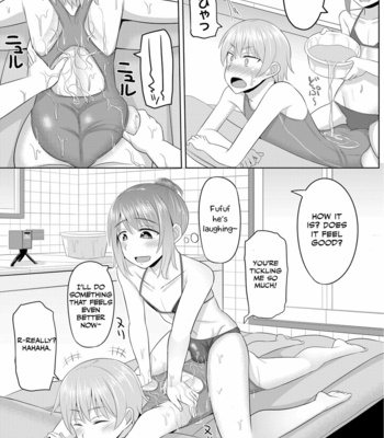 [Kanimaru] Cosplay Otokonoko-tachi ~ Ushiro no Ana ni Iretai Kankei Ch. 2 Senpai to Ofuroba Nurunuru Ecchi [Eng] – Gay Manga sex 5