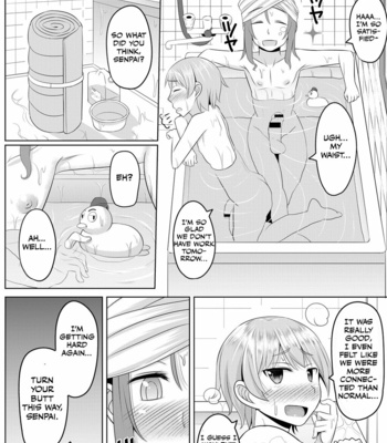 [Kanimaru] Cosplay Otokonoko-tachi ~ Ushiro no Ana ni Iretai Kankei Ch. 2 Senpai to Ofuroba Nurunuru Ecchi [Eng] – Gay Manga sex 26