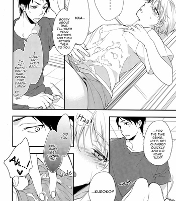 [Donkou Villea/ Satsuko] Kuroko no Basket dj – Nijimura Shushou no Ochigosan [Eng] – Gay Manga sex 11