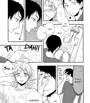[Donkou Villea/ Satsuko] Kuroko no Basket dj – Nijimura Shushou no Ochigosan [Eng] – Gay Manga sex 12