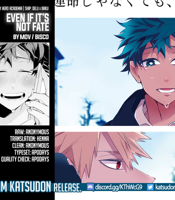 [MOV/ bisco] Even if its not fate – My Hero Academia dj [Eng] – Gay Manga sex 37