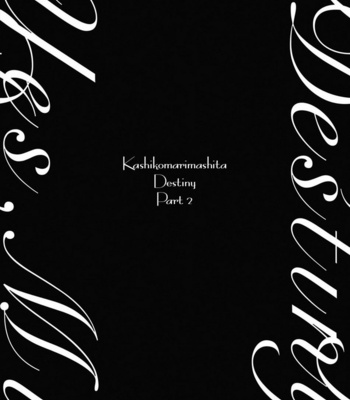 [Sachimo] Kashikomarimashita, Destiny – vol.1+2 [Eng] – Gay Manga sex 134