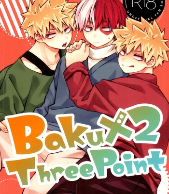 [Hiyolabo (Hiyomori Yuzuki)] Baku×2 Three Point – Boku No Hero Academia dj [JP] – Gay Manga thumbnail 001
