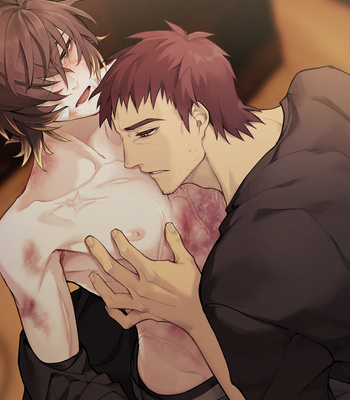 [Nitro+Chiral] Slow damage CGs (uncensored) – Gay Manga sex 152