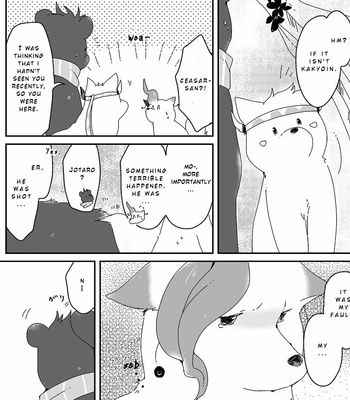 [Shikkoku no Yami] Share of Food – JoJo dj [Eng] – Gay Manga sex 28