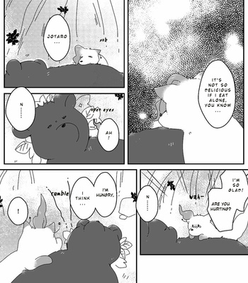 [Shikkoku no Yami] Share of Food – JoJo dj [Eng] – Gay Manga sex 31