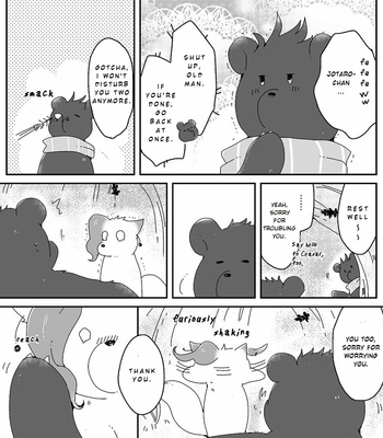 [Shikkoku no Yami] Share of Food – JoJo dj [Eng] – Gay Manga sex 34