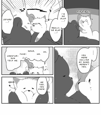[Shikkoku no Yami] Share of Food – JoJo dj [Eng] – Gay Manga sex 35