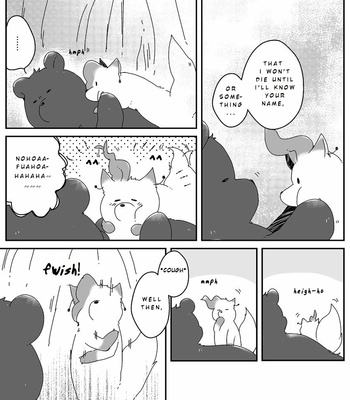 [Shikkoku no Yami] Share of Food – JoJo dj [Eng] – Gay Manga sex 36