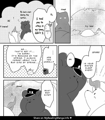 [Shikkoku no Yami] Share of Food – JoJo dj [Eng] – Gay Manga sex 43