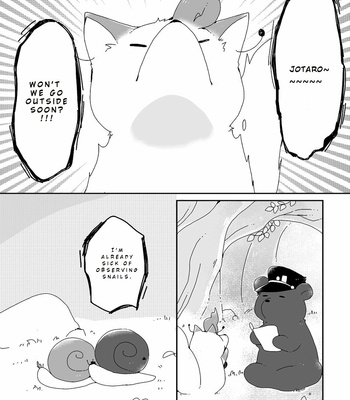 [Shikkoku no Yami] Share of Food – JoJo dj [Eng] – Gay Manga sex 47