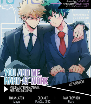 [bunbunchi] You and Me, Hard at Work – My Hero Academia dj [Eng] – Gay Manga sex 19