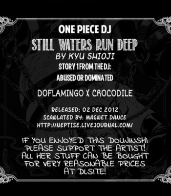 [Biliken (Kyu Shioji)] One Piece dj – Still Waters Run Deep [Eng] – Gay Manga thumbnail 001
