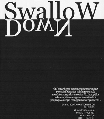 [gateau scotch] Swallow Down – Boku no Hero Academia dj [Indo] – Gay Manga sex 33