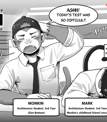 [Desfrog] Kinky Breaktime With Monkey Friends [Eng] – Gay Manga sex 2