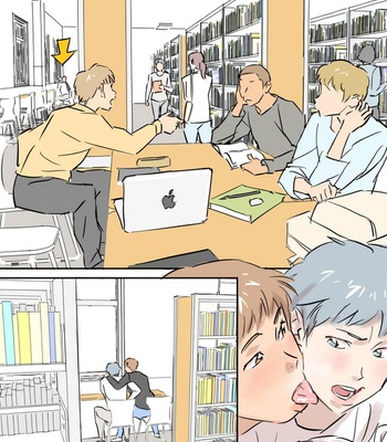[EonA] In The Library [Eng] – Gay Manga thumbnail 001