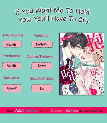 [Sato Hachiko] Daite Hoshikerya Naite Miro [Eng] (update c.3) – Gay Manga sex 58