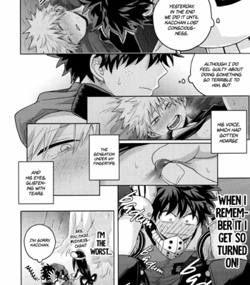 [unomaru] My and Kacchan’s Secret XXX – My Hero Academia dj [Eng] – Gay Manga sex 61