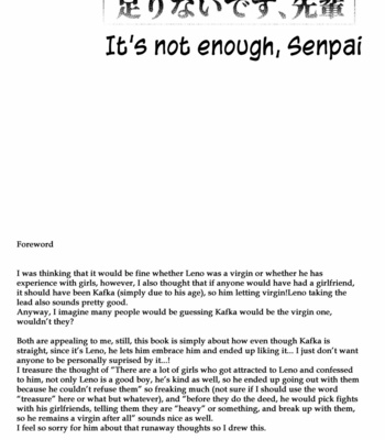 [B0nit0 (Tataki Katsuo)] It’s not enough, Senpai – Monster #8 dj [Eng] – Gay Manga sex 3