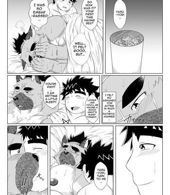 [Yakumi Logic (Yoshida Wasabi)] Inushiri to Yotogi Zoushi | The Dog Butt and Night Attendant Tale – Tokyo Afterschool Summoners dj [Eng] – Gay Manga sex 32
