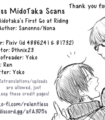 [Sanonno (Nona)] MidoTakao’s First Go At Riding [Eng] – Gay Manga sex 14