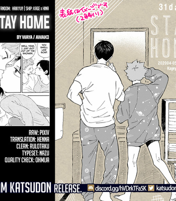 [waya/ awako] Stay Home – Haikyuu!! dj [Eng] – Gay Manga sex 59