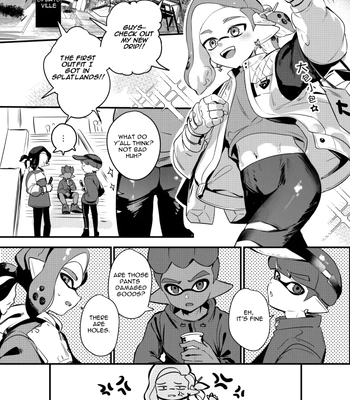 [Jinko_Kamiko (jinkoika)] It’s Trendy To Wear Ripped Leggings – Splatoon dj [Eng] – Gay Manga sex 4