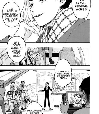 [Saba Nobori (Sudzuke)] Mou 1kkai wo Ato Nankai – Dr. Stone dj [Eng] – Gay Manga sex 9