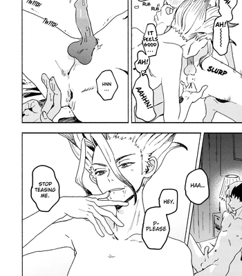 [Saba Nobori (Sudzuke)] Mou 1kkai wo Ato Nankai – Dr. Stone dj [Eng] – Gay Manga sex 18