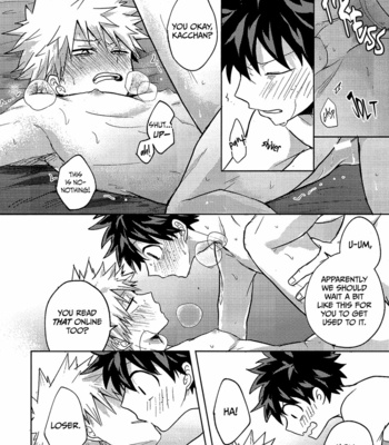 [unomaru] The First Time [Darling x Knockout!! anthology] – My Hero Academia dj [Eng] – Gay Manga sex 18