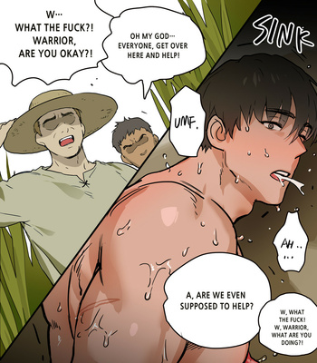 [Ppatta/ Patta] Warrior’s Outdoor Bath [Eng] – Gay Manga sex 24
