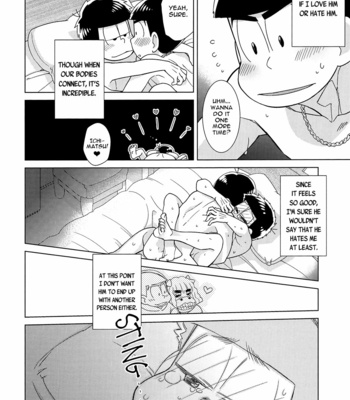 [daisy] Matsuno Ichimatsu Can’t Say I Love You – Osomatsu-san dj [Eng] – Gay Manga sex 8
