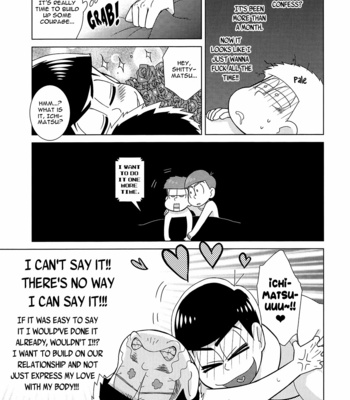 [daisy] Matsuno Ichimatsu Can’t Say I Love You – Osomatsu-san dj [Eng] – Gay Manga sex 13