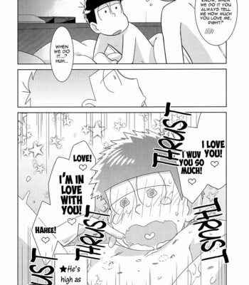 [daisy] Matsuno Ichimatsu Can’t Say I Love You – Osomatsu-san dj [Eng] – Gay Manga sex 22