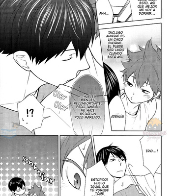 [Wrong Direction] Lovemaking Techniques Leared from BL Manga – Haikyuu!! dj [Esp] – Gay Manga sex 15
