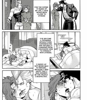 [No Drug Hightension (Mizuno Karuki)] Yokubari (Greedy) Triangle – Jojo’s Bizarre Adventure dj [Eng] – Gay Manga sex 5