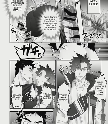 [Yokodori Omurice (Pozon)] Inma no Ore ga Osotta Aite wa Dekamara Hatsujou Ookamiotoko deshita [Eng] – Gay Manga sex 40
