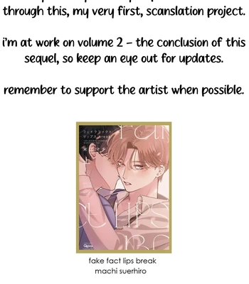 [SUEHIRO Machi] Fake Fact Lips break – Vol.01 [Eng] – Gay Manga sex 191