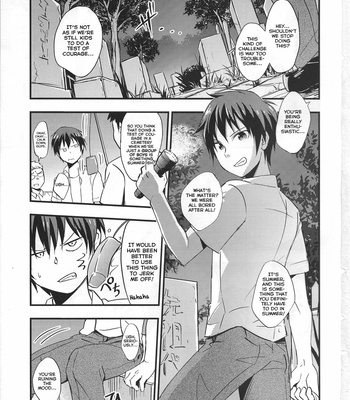[Ponkotsu-ki (Wakasou)] Kaiki! Sawasawa Obake Massage [Eng] – Gay Manga sex 3