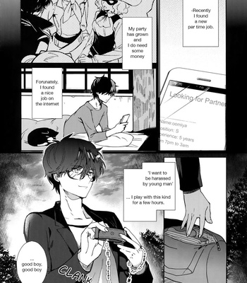 [downbeat (Kirimoto Yuuji)] Jou-sama Baito de Gyaku Choukyou Kairaku Ochi – Persona 5 dj [Eng] – Gay Manga sex 3