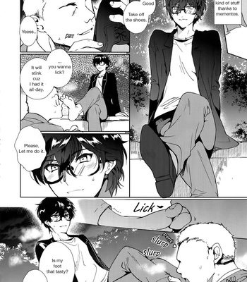 [downbeat (Kirimoto Yuuji)] Jou-sama Baito de Gyaku Choukyou Kairaku Ochi – Persona 5 dj [Eng] – Gay Manga sex 5