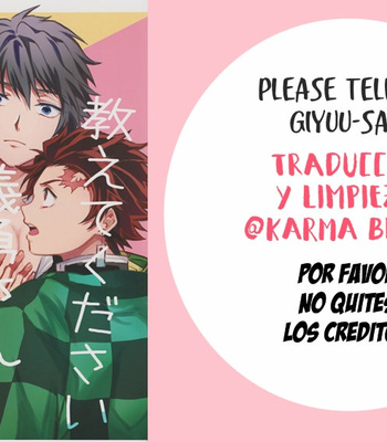 [onigiri] Please Tell Me Giyuu-san – Kimetsu no Yaiba dj [Esp] – Gay Manga sex 2